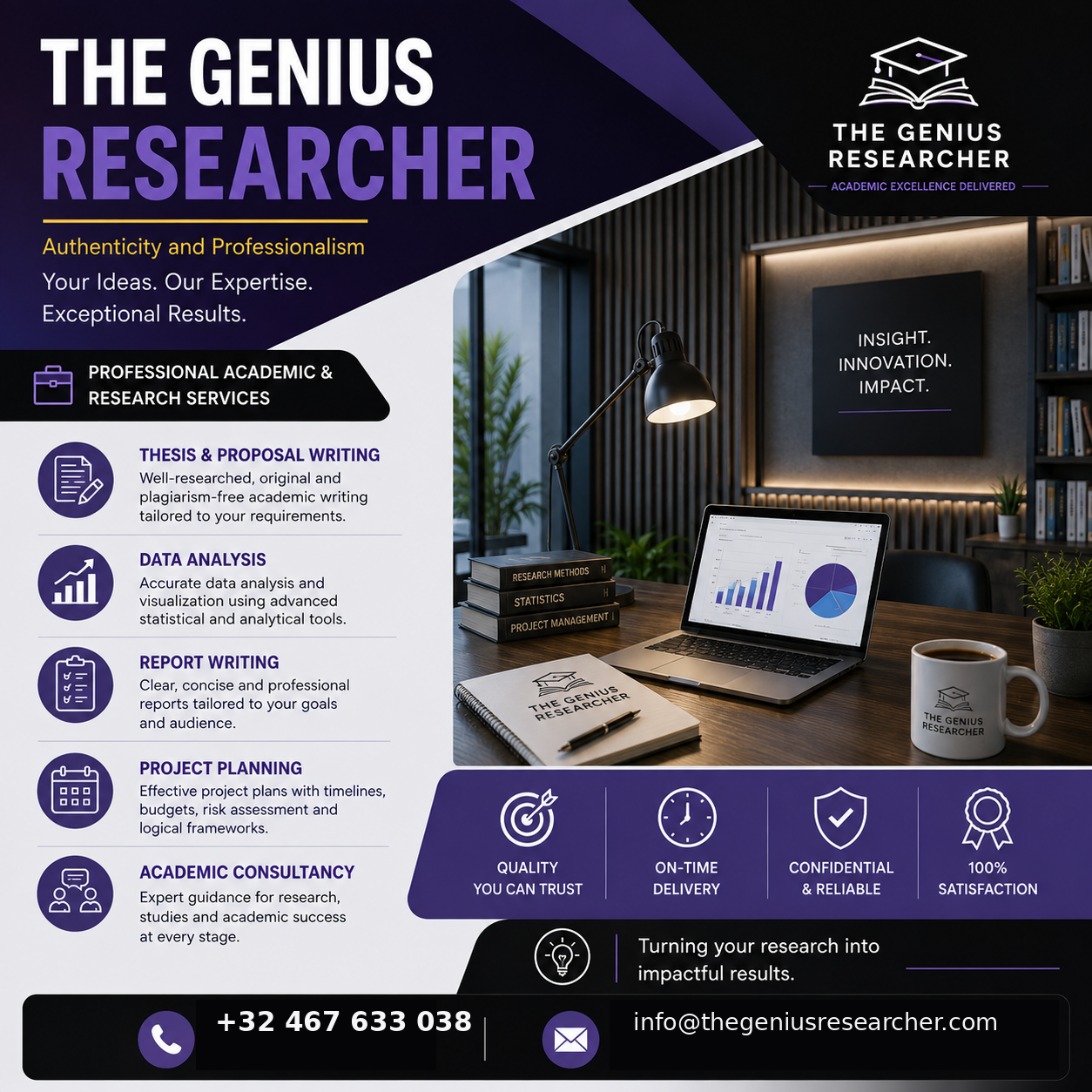 The Genius Researcher academic and research services